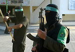 Palestinian Hamas supporters take part in a rally in the preparation of the anniversary of Hamas Islamic movement foundation in the southern Gaza Strip town of Rafah on December 10, 2010. Photo by Abed Rahim Khatib