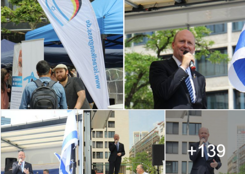 Fotos und Videos vom Israeltag 2022 in Frankfurt/M. | ILI – I Like Israel e.V. | Facebook