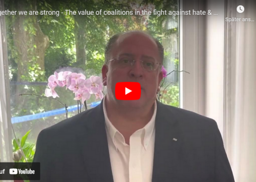 Together we are strong – The value of coalitions in the fight against hate & antisemitism (in Engl.) | YouTube