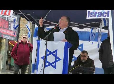 Redebeitrag von Sacha Stawski auf der Israel-Solidaritätsdemo in Siegen v. 17.2.2024 | YouTube